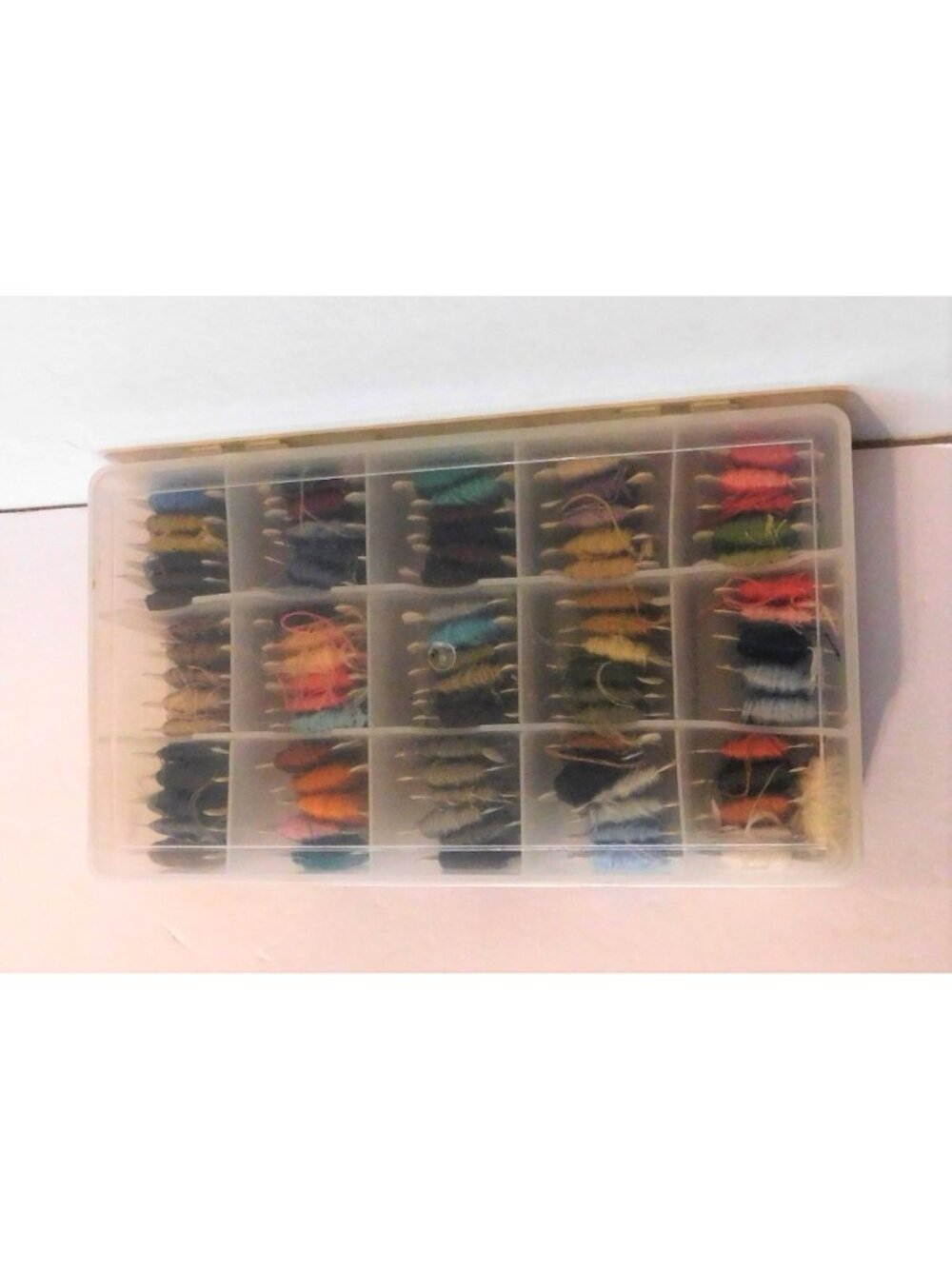 Assorted Embroidery Thread Kit Organizer Box 80+ Color Floss Sewing Cross Stitch - Picture 6 of 6